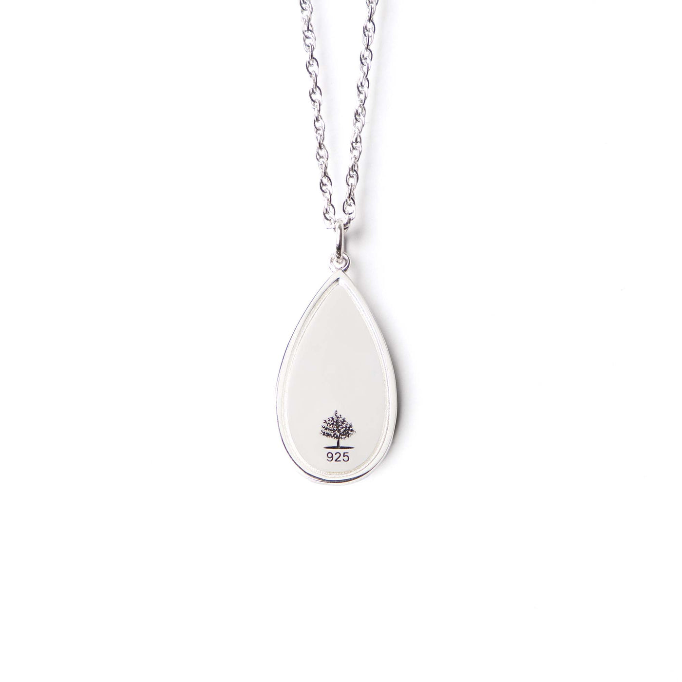 Teardrop Fingerprint Pendant - Front Range